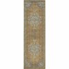 Homeroots 91 x 130 in. Coffee Wool Rug 375294